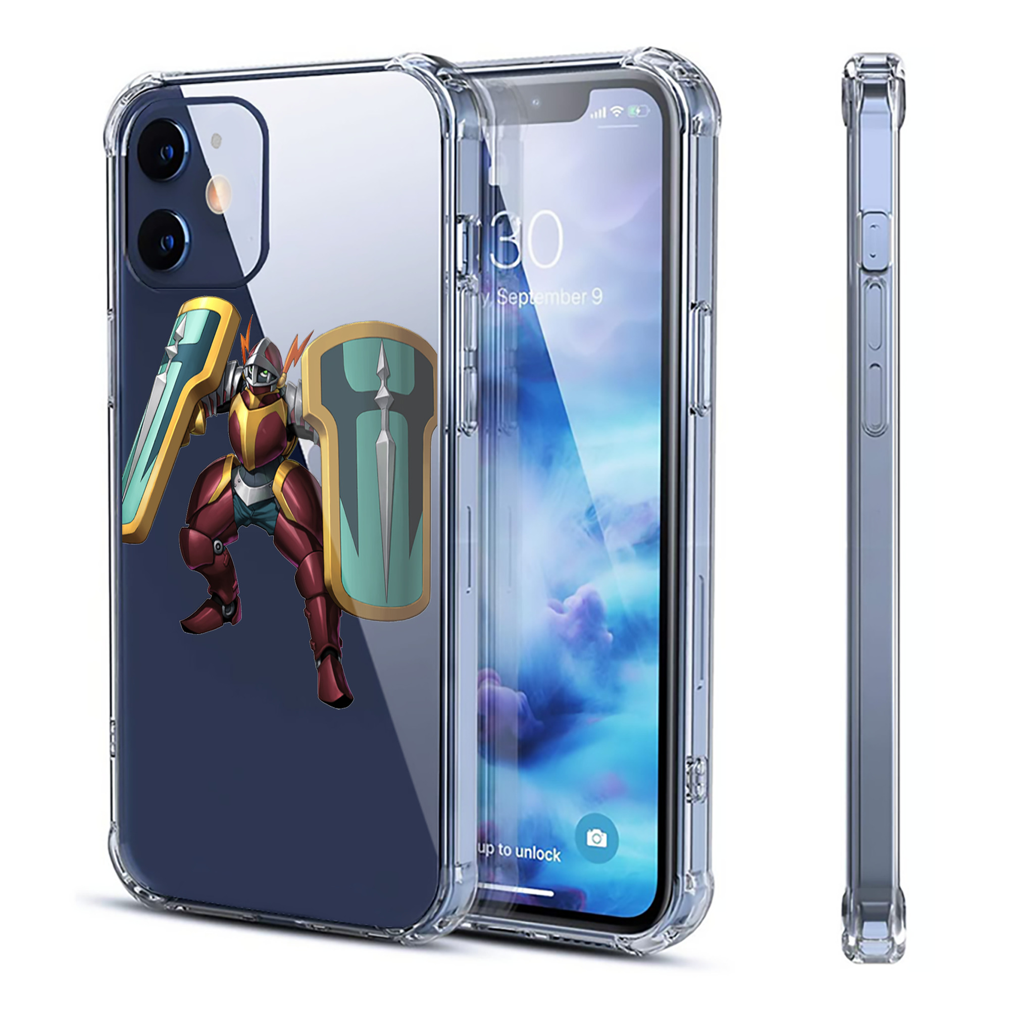（画像用） 遊☆戯☆王 Yu-Gi-Oh! 【iPhone 12シリーズ対応】透明スマホケース（クリアソフトケース）